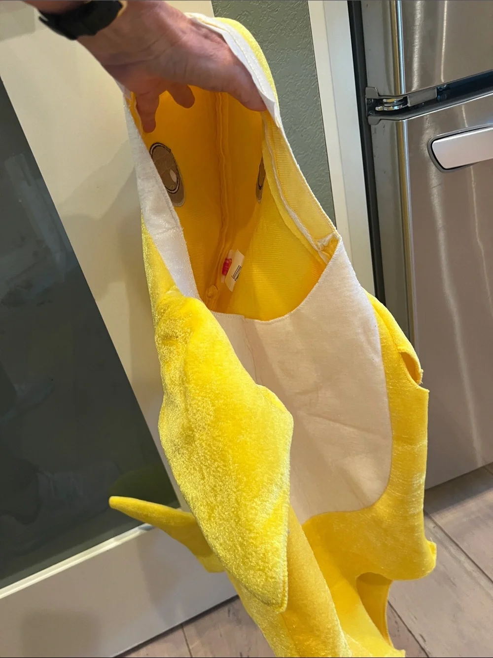Rubie's Bright Yellow Shark Plush Hooded Kids Costume